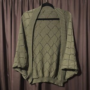 SHEIN Olive Green Knit Top